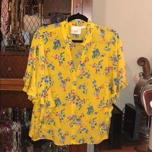 MAEVE floral top gently used no stains/flaws